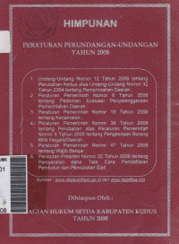 Image of Himpunan peraturan perundang-undangan tahun 2008
