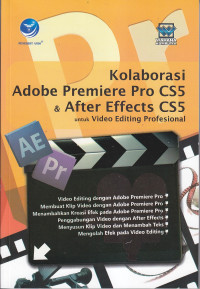 Kolaborasi adobe premiere pro cs5 dan after efffects cs5 untuk video editing profesional