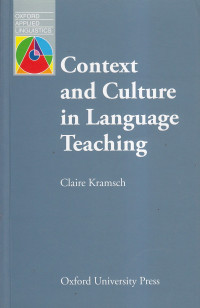 Context and culture in language teaching