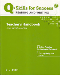 Q: skills for success reading and writing : teacher's handbook