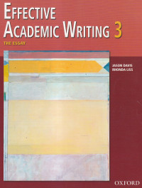 Effective academic writing 3 : the essay