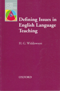 Defining issues in english language teaching