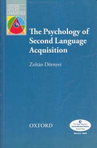 The psychology of second language acquisition