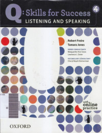 Q: skills for success 4: listening and speaking