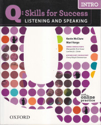 Q: skills for success listening and speaking intro: teacher's handbook
