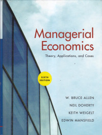 Managerial economics : theory, applications, and cases