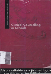Clinical counselling in schools