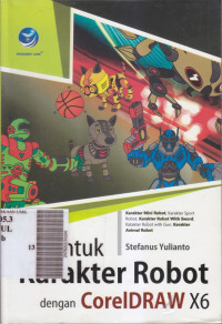Bentuk karakter robot dengan coreldraw x6
