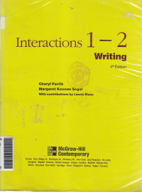 Interaction 1-2: writing