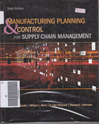 Manufacturing planning and control for suppy chain management