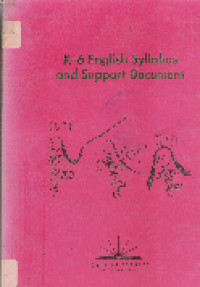K-6 english syllabus and support document