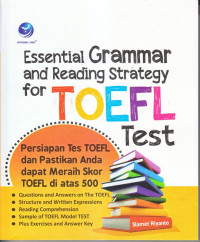 Essential grammar and reading strategy for toefl test