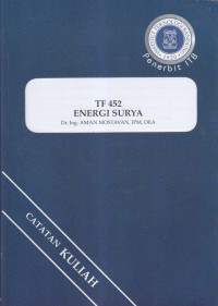 Catatan kuliah: TF 452 energi surya