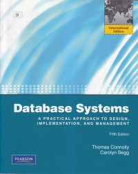 Database systems a practical approach to design, implementation, and management