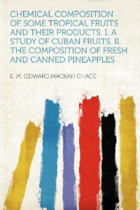 Chemical composition of some tropical fruits and their products. a. a study of cuban fruits. ii. the composition of fresh and canned pineapples