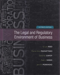 The Legal and Regulatory Environment of Business