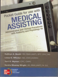 Pocket guide for use withb medical assisting