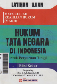 Latihan ujian hukum tata negara di Indonesia