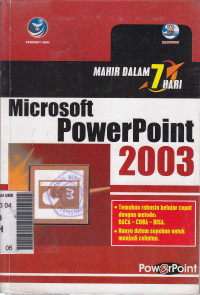 Image of Mahir dalam 7 hari microsoft powerpoint 2003