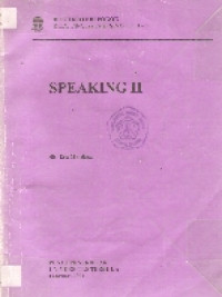 Materi pokok speaking II, 1-6; PING 3223