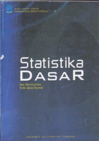 Materi pokok statistika dasar;1-9: PAMA3226
