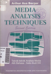 Media analysis techniques ed.II