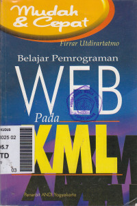 Mudah dan cepat belajar pemrograman WEB pada XML