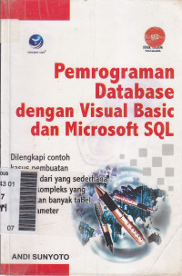 Pemrograman database dengan visual basic dan microsoft SQL