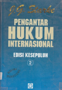 Pengantar hukum internasional jilid 2 ed.x