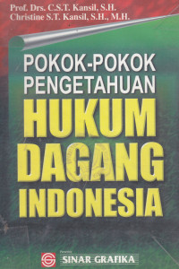 Image of Pokok-pokok pengetahuan hukum dagang Indonesia