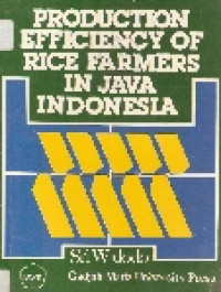 Production efficiency of rice farmers in Java Indonesia