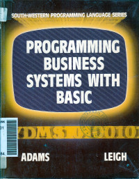 Image of Programming business sytems with basic