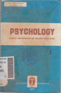 Psychology suatu pengantar ke dalam ilmu jiwa jilid 1