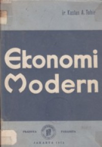 Ekonomi modern: beberapa ajaran pokok
