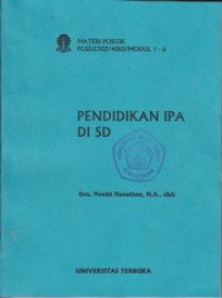 Materi pokok pendidikan IPA di SD; 1-6 PGSD2302