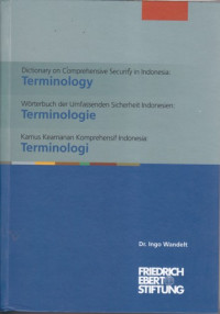 Dictionary on comprehensive security in Indonesia: Terminology