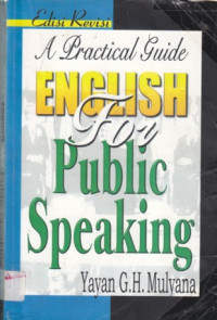 English for public speaking; a practical guide