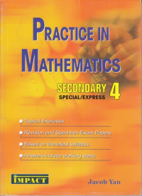 Image of Practice in mathematics (secondary 4): special express