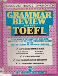 Grammar review for the test of english as a foreign language