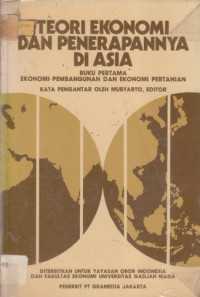 Teori ekonomi dan penerapannya di Asia buku 1