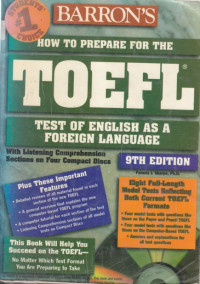 How to prepare for the toefl test: test of english as a foreign language ed.IX
