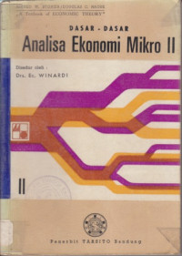 Dasar-dasar analisa ekonomi mikro II