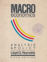 Image of Macro economics: analysis & policy
