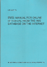 INIS: manual for online retrieval from the INIS database on the internet