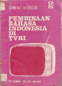 Pembinaan bahasa indonesia di TVRI