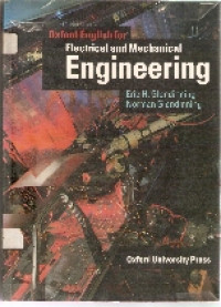 Image of Oxford english for electrical and mechanical engineering