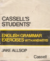 Cassells students english grammar exercises with answers