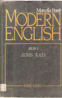 Modern english: jenis kata jilid I