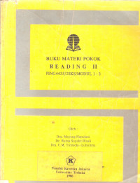 Buku materi pokok reading II;1-3;PING4435