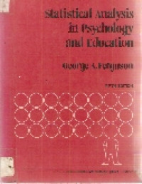 Statistical analysis in psychology and education